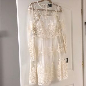 Taylor Dress white lace party dress